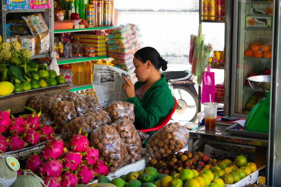 Xe chở hàng giao tận nhà
